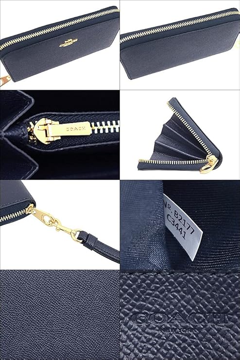 COACH　コーチ　C3441　長財布　ストラップ付　1941レッド　IMF8Q COACH 国内発送 コーチ 財布 レディース 長財布 レザー ロング